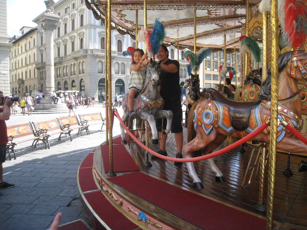 Antique Carousel, Piazza della Republica, Florence, Italy