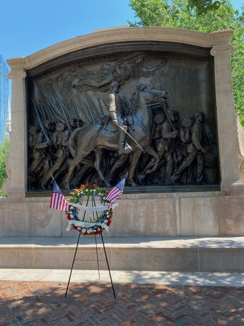 Augustus Saint-Gaudens, The Memorial to Robert Gould Shaw and the Massachusetts Fifty-Fourth Regiment, Beacon Street, Boston, Massachusetts